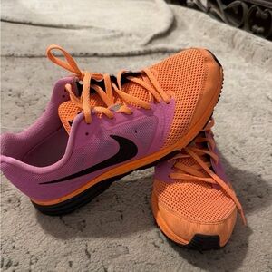 Nike Vibrant Orange and Pink Sneakers